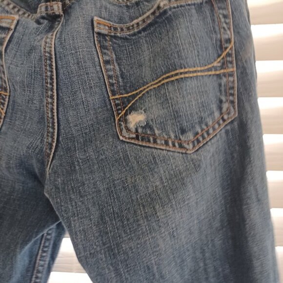 Hollister Men’s Skinny Jeans W33 L34 Medium Wash Distressed Ripped Y2K Cotton - Picture 11 of 11